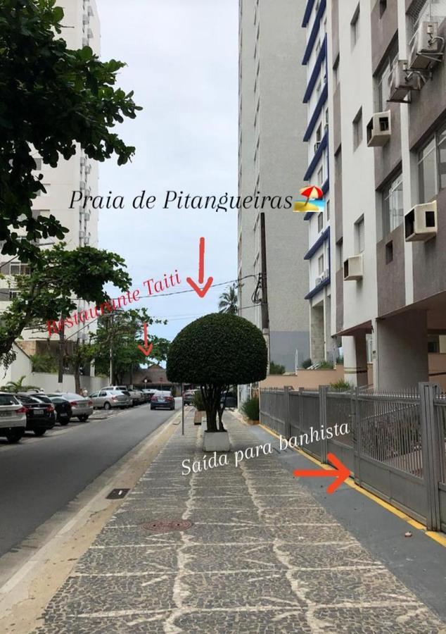 Apartamento Na Praia De Pitangueiras-Guaruja A 50Mt Da Praia E Comercio Perto Bagian luar foto